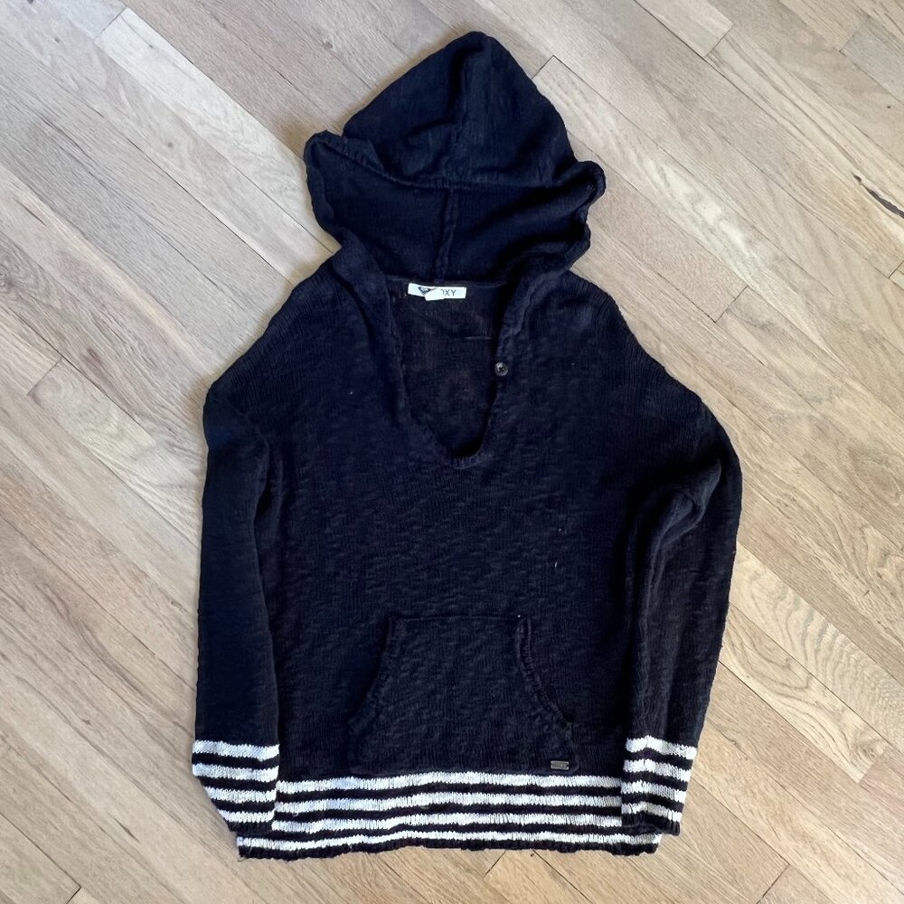 Like New Roxy Sweater Navy Baja Hoodie Womens L